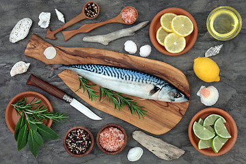 Image showing Healthy Mackerel Food