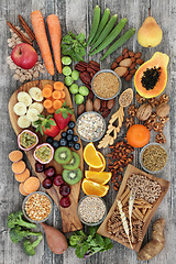Image showing Health Food for a High Fiber Diet