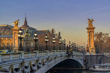 Image showing Bridge of the Alexandre III, Paris