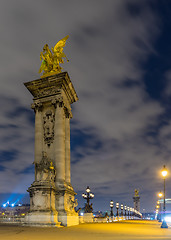 Image showing Bridge of the Alexandre III, Paris