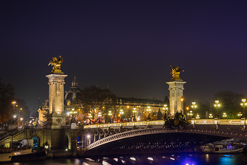 Image showing Bridge of the Alexandre III, Paris