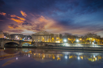 Image showing French National Assembly, Paris