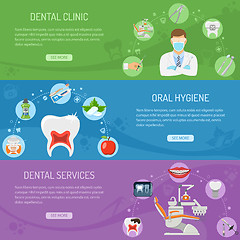 Image showing Dental Services horizontal banners