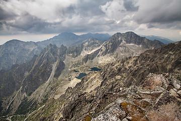 Image showing Photo of beautiful lakes in High Tatra Mountains, Slovakia, Europe