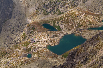 Image showing Photo of beautiful lakes in High Tatra Mountains, Slovakia, Europe