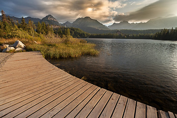 Image showing Great view on High Tatra Mountains from Strbske pleso