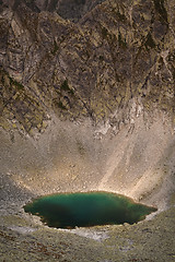 Image showing Photo of beautiful lake in High Tatra Mountains, Slovakia, Europe