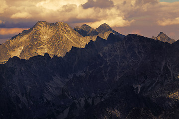 Image showing View on high Tatra Mountains