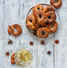 Image showing Traditional Italian wine donuts (Ciambelle al Vino).