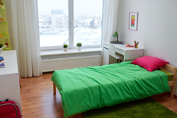 Image showing kids room interior with bed and accessories