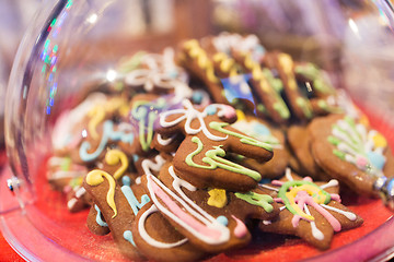 Image showing glazed christmas gingerbread
