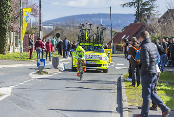 Image showing The Cyclist Sergio Miguel Moreira Paulinho - Paris-Nice 2016