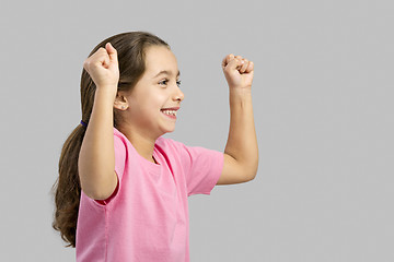 Image showing Happy little girl