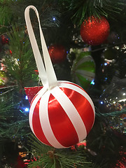 Image showing Christmas tree decorations