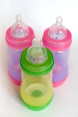 Image showing Baby bottles