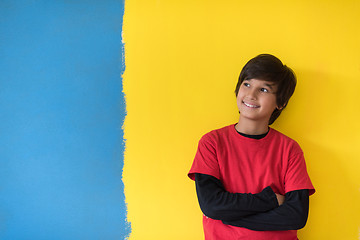 Image showing Portrait of a happy young boy