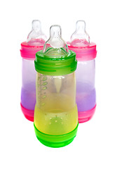 Image showing Baby bottles