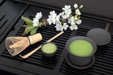 Image showing Japanese Green Matcha Tea  
