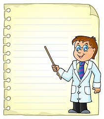 Image showing Notepad page with doctor theme 1