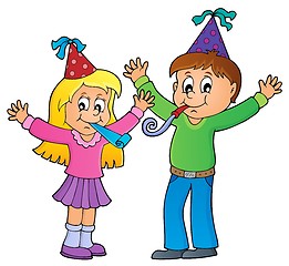 Image showing Children celebrating theme image 1