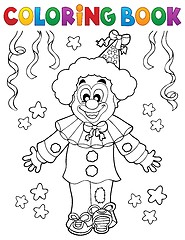 Image showing Coloring book clown thematics 2