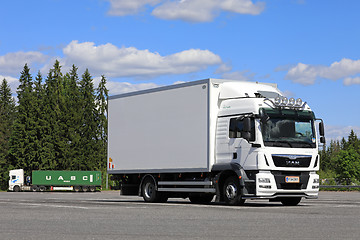 Image showing MAN TGM Delivery Truck on a Yard