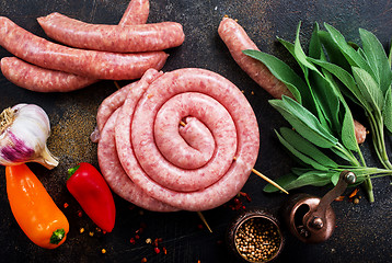 Image showing sausages