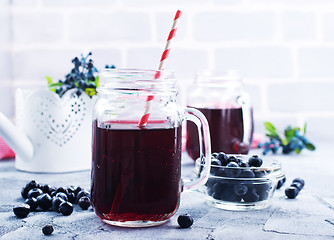 Image showing blueberry drink