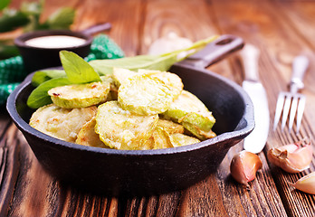 Image showing fried zucchini