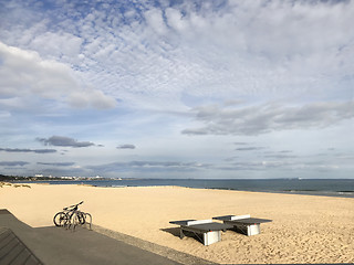 Image showing Sandbanks Beach Poole Dorset UK