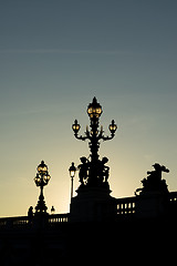 Image showing Bridge of the Alexandre III, Paris