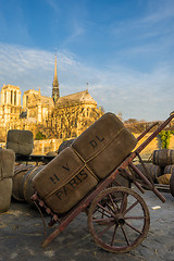 Image showing Old Paris docks