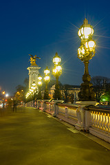 Image showing Bridge of the Alexandre III, Paris