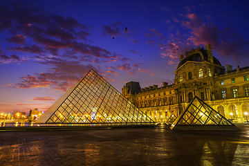 Image showing Louvre museum Paris France