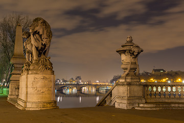 Image showing Bridge of the Alexandre III, Paris