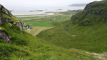 Image showing Norwegian Arctic Ocean coast landscape