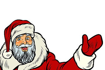 Image showing Santa Claus on white background