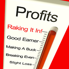 Image showing Business Profits Very High Showing Rising Sales And Income