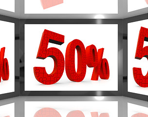 Image showing 50 On Screen Showing Discount On Televisions And Price Reduction