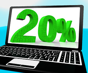 Image showing 20 Puzzle On Notebook Shows Discounts And Price Reductions