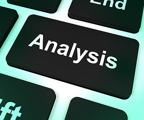 Image showing Analysis Computer Key Showing Checking And Examining