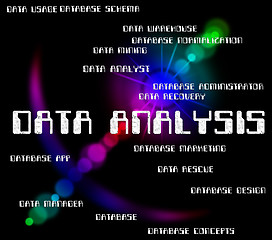 Image showing Data Analysis Represents Knowledge Investigation And Analytics