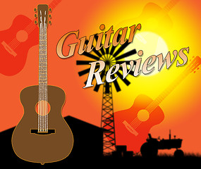 Image showing Guitar Reviews Shows Appraisal Evaluation And Evaluating