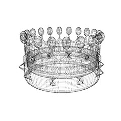 Image showing Crown. 3D illustration