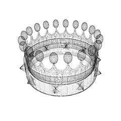 Image showing Crown. 3D illustration