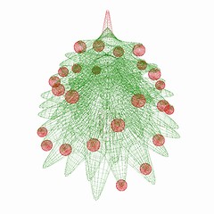 Image showing Christmas tree concept. 3d illustration