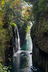 Image showing Takachiho gorge at Miyazaki of Japan