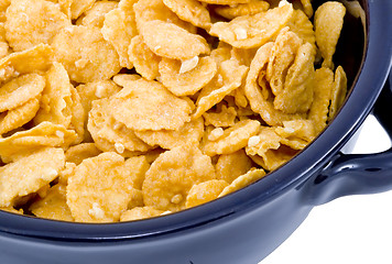 Image showing Bowl of Cornflakes