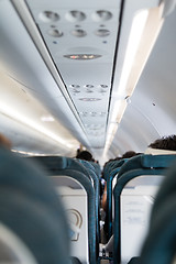 Image showing Interior of the aircraft 