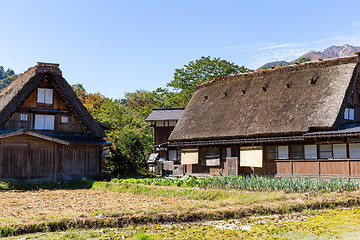 Image showing Japanese Shirakawago village 